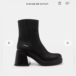 Coach Outlet Block Heel Boot